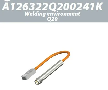 A126322Q200241K / Sn: 2mm / Housing: Anodized 
aluminium / Sensing face: Ceramic / Connection: Brass, nickel-plated M8
PUR, halogen free
0,2m / Type: IPS Q20 / Output: PNP NO